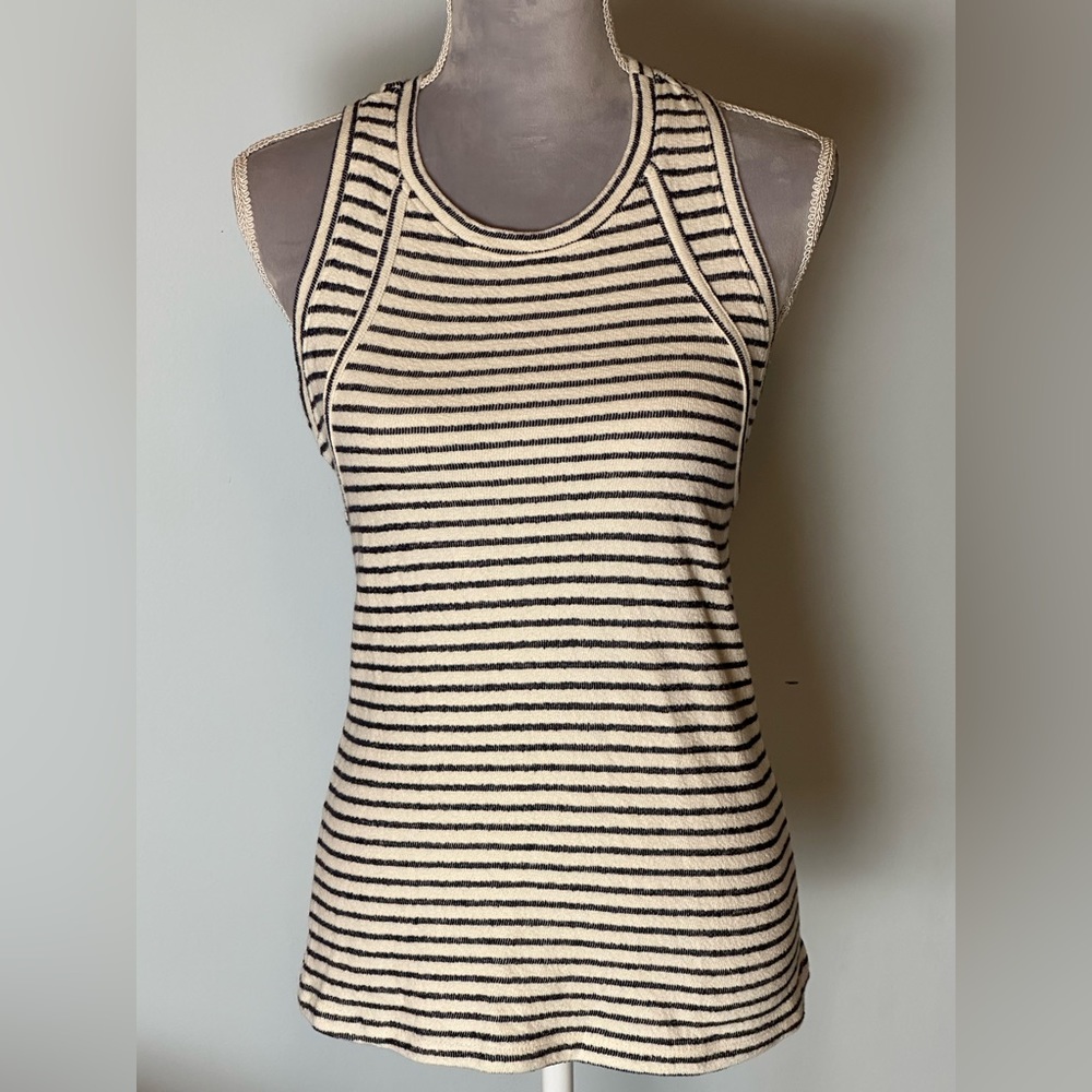 NWT Sundays racerback striped tank top size 1 (small)